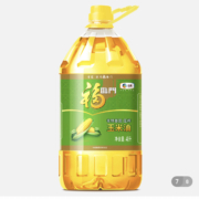 福临门 非转基因 压榨玉米油 4L*2桶