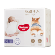 好奇（Huggies）软萌星人柯基裤成长裤XL28片(12-17kg)加大号婴儿尿不湿超薄透气