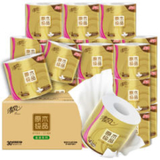 20点开始、错过等一年：Breeze 清风 原木纯品金装系列 有芯卷纸 4层*140g*30卷