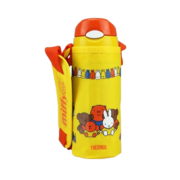 膳魔师（THERMOS）儿童保温杯 400ml 进口保温保冷吸管杯 水杯 FHL-400F 黄色米菲款