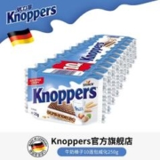 Knoppers 优立享 优力享牛奶榛子巧克力威化饼干250g*1条