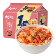 PLUS会员、概率券: 今麦郎 大今野1.5倍 番茄牛肉面 137g*5