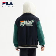 FILA 斐乐 KIDS斐乐童装男大童棉服2023冬季新款儿童保暖潮流时尚外套
