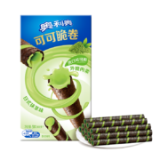 奥利奥（Oreo）可可脆卷 日式抹茶味威化饼干 休闲零食 50g（包装内容物随机）