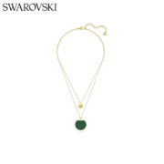 20点：SWAROVSKI 施华洛世奇 GINGER 项链女轻奢饰品 绿色 5642947