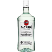 百加得（Bacardi） 白朗姆 Mojito莫吉托 基酒调酒  洋酒 1750ml PET瓶