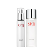 SK-II嫩肤清莹露160ml+美肤乳液100g护肤品套装sk2补水保湿skii化妆品
