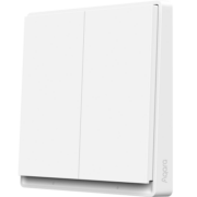 Aqara绿米 智能开关E1单火双键 遥控开关 已接入米家/苹果HomeKit 白色