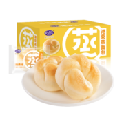 港荣 蒸面包 整箱营养早餐食品休闲零食 手撕面包代餐孕妇食品 奶黄味460g*2