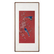 铜师傅 手工錾刻 铜雕画《喜上枝头》装饰画 玄关画 背景画 壁画