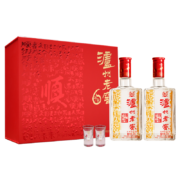概率券:泸州老窖（LUZHOULAOJIAO）六年窖头曲 浓香型白酒52度500ml*2瓶*2件