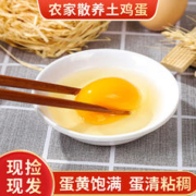 芮瑞 农家新鲜散养土鸡蛋正宗草鸡柴笨鸡蛋孕妇月子蛋30枚整箱包邮
