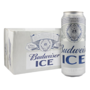 百威（BUDWEISER）ICE 醇正清爽 冰啤 500ml*18听＊2件