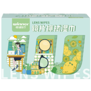 winner 稳健医疗 稳健（Winner）一次性镜片擦拭清洁湿巾6*10cm100片