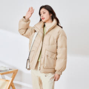 寒潮来了：冰洁BENGEN 女士短款羽绒服