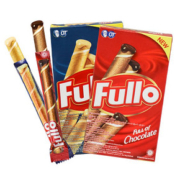 【拍5件】印尼进口福丽奥Fullo巧克力蛋卷