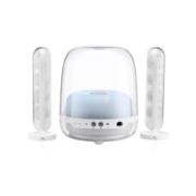京东百亿补贴: 哈曼卡顿（Harman/Kardon） 水晶4代 SoundSticks4 蓝牙音箱 电脑音响 台式桌面 家用 SoundSticks4 白色