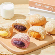 良品铺子 全麦欧包 原味 10个装 350g*2件