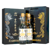 京东百亿补贴：KINMEN KAOLIANG 金门高粱酒 白金龙 58度 清香型白酒 600ml*2瓶 双支礼盒装