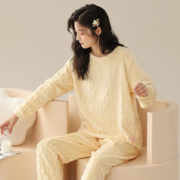 香蜜闺秀 女士加绒家居服套装 2443042144