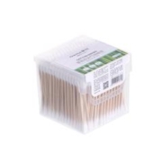 CHAHUA 茶花 一次性尖圆双头棉签婴儿掏耳朵化妆卸妆消毒家用棉花棒300只