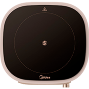 美的（Midea）电磁炉家用电陶炉多功能一体电磁灶大功率2200W大火力智能定时环形控火防水/暖阳粉 MC-HW22W3-003