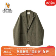 William fox&sons 金属盘扣装饰西服小西装 绿色 165/S