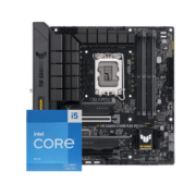 华硕TUF GAMING B760M-PLUS WIFI D4 重炮手主板+英特尔(intel) i5-13400F CPU  主板CPU套装 主板+CPU套装
