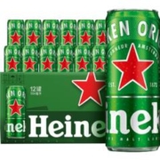 喜力（Heineken）Heineken/喜力啤酒 罐装500ml*12罐 整箱装