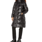 国内4300元！A|X Armani Exchange 阿玛尼副牌 23秋新款女士鸭绒长款连帽面包服羽绒服 直邮含税到手1626.35元