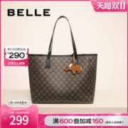 BeLLE 百丽 大容量托特包女包包新款大包复古高级感通勤单肩包X6284BX2