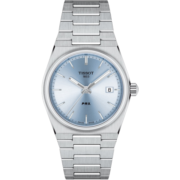 天梭（TISSOT）【万妮达同款】 PRX超级玩家系列 冰晶蓝女表T137.210.11.351.00