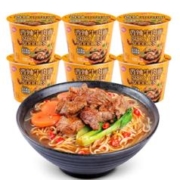 海福盛 香辣牛肉面 6桶