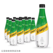 京东百亿补贴：可口可乐（Coca-Cola）怡泉 Schweppes 无糖零卡 柠檬味 苏打水 400ml*12瓶 整箱装