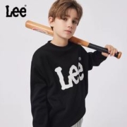 Lee 儿童卫衣秋季2023新款时尚帅气男孩女童上衣宽松休闲男孩秋装