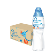 屈臣氏（Watsons）蒸馏饮用水 添加矿物质 会议办公 便携装 500ml*24瓶 整箱装