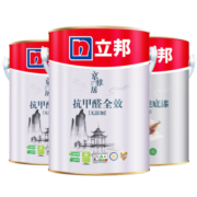 立邦京雅居抗甲醛全效乳胶漆金标净味面漆无添加国民家居环保墙面漆 抗甲醛全效15L套装 桶