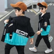 童年同班 男童外套春秋款2023新款儿童秋装男孩秋季加绒加厚秋冬季冬款童装