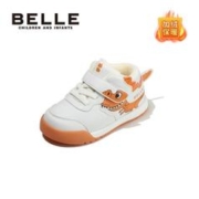 BeLLE 百丽 男童棉鞋男宝宝学步鞋子冬季软底防滑加绒保暖舒适百搭面包鞋