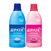 蓝月亮白色衣物色渍净+彩色衣物漂渍液漂白剂 600g*2
