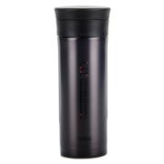 膳魔师（THERMOS） 不锈钢保温杯男女泡茶杯车载便携商务茶杯带茶隔JMK 可定制刻字 黑色