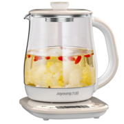 九阳（Joyoung）养生壶1.5L煮茶器煮茶壶电水壶热水壶烧水壶电热水壶迷你玻璃花茶壶 K15F-WY310【单机版】