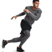 国内321元！L码！Under Armour 安德玛 HeatGear® Armour 男士运动训练紧身裤 1361586 直邮含税到手202.75元