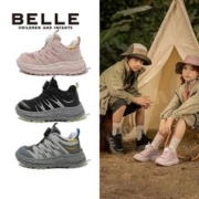 BeLLE 百丽 儿童运动鞋中大童2023秋冬新款软底防滑帅气百搭户外休闲鞋子