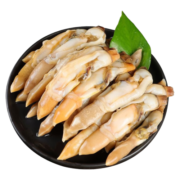 拾小鹿鲜活现剥蛏王肉新鲜海捕竹节蛏急冻薄冰无沙海蛏子肉 精选大号竹蛏子王肉1斤*袋