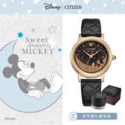 西铁城（CITIZEN）手表 迪士尼米奇/米妮款光动能网格皮表带时尚女 米奇款FE6098-08W