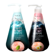 88VIP、需首购：L G竹盐韩国进口按压式牙膏 285g*2