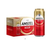88VIP会员：AMSTEL 红爵 拉格啤酒 喜力旗下 500ml×12听 整箱装