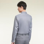 红豆男装 红豆 男加绒加厚弹力保暖衬衫