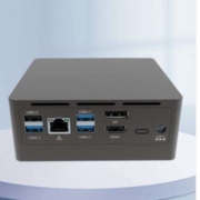 PADOWS迷你主机英特尔12代N100 mini电脑办公家用娱乐台式机（mini PC N100 准系统无内存硬盘）